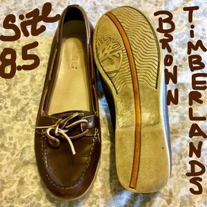 Timberland Brown Boat Shoe Sz 8.5